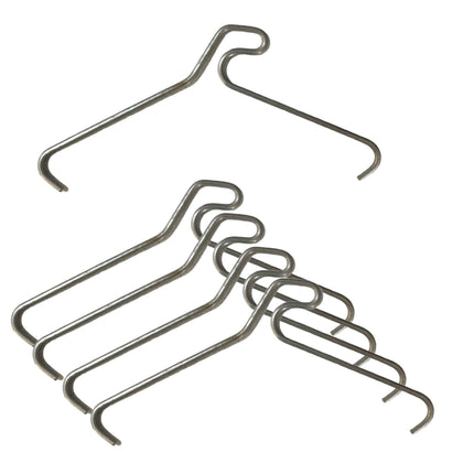 5 Pack 76mm (3") Brick Hooks - Wall Clips Hangers For Pictures Pot Plants.