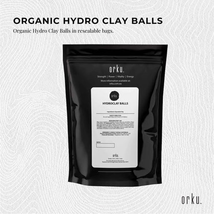 1L Hydro Clay Balls - Natural Premium Hydroponic Expanded Plant Growing Medium.