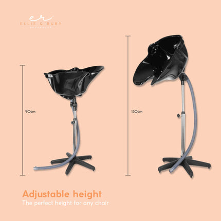 Ellie & Ruby Large Portable Hairdressing Salon Basin Hair Washing Deep Sink Bowl.