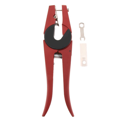 Ear Tag Applicator Plier - Metal Livestock Animal Cattle Punch Tagger Tool.