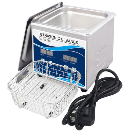 1.3L Digital Ultrasonic Cleaner Jewelry Ultra Sonic Bath Degas Parts Cleaning.