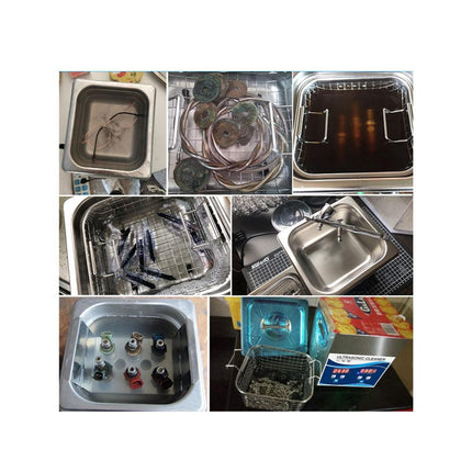 1.3L Digital Ultrasonic Cleaner Jewelry Ultra Sonic Bath Degas Parts Cleaning.