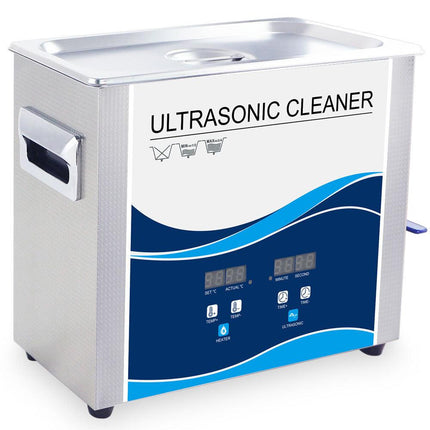 6.5L Digital Ultrasonic Cleaner Jewelry Ultra Sonic Bath Degas Parts Cleaning.