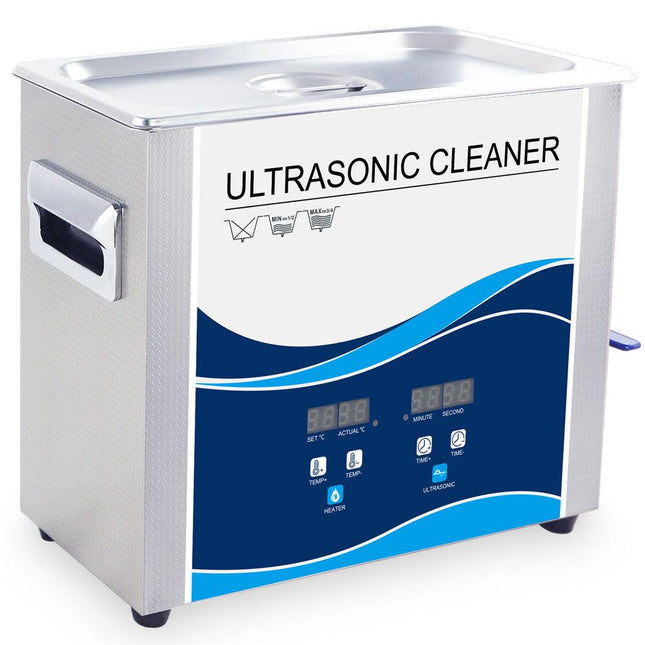 6.5L Digital Ultrasonic Cleaner Jewelry Ultra Sonic Bath Degas Parts Cleaning.