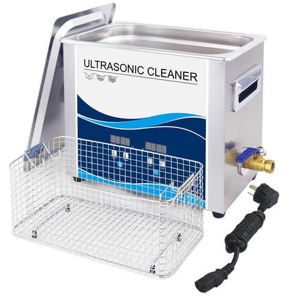 6.5L Digital Ultrasonic Cleaner Jewelry Ultra Sonic Bath Degas Parts Cleaning.