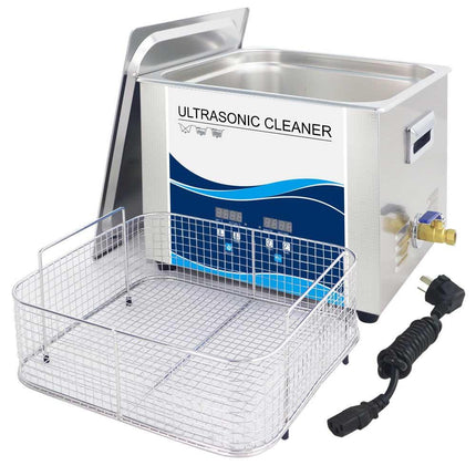 15L Digital Ultrasonic Cleaner Jewelry Ultra Sonic Bath Degas Parts Cleaning.