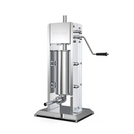 Kitchee 3L Manual Vertical Sausage Filler - Stainless Stuffer Meat Press Machine.