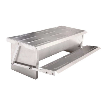 11L Automatic Chook Chicken Feeder Poultry Auto Treadle Aluminium Metal Feeders.