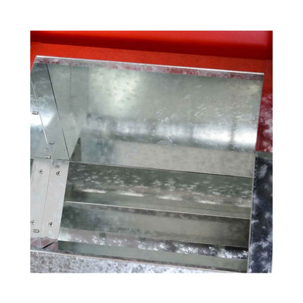 10kg Automatic Chook Chicken Feeder Poultry Auto Trough Galvanised Metal Feeders.