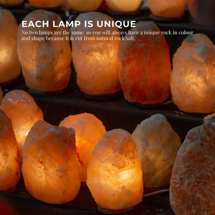 12V 12W 2-3 Kgs Himalayan Pink Salt Lamp Natural Rock Crystal Light Bulb On/Off.