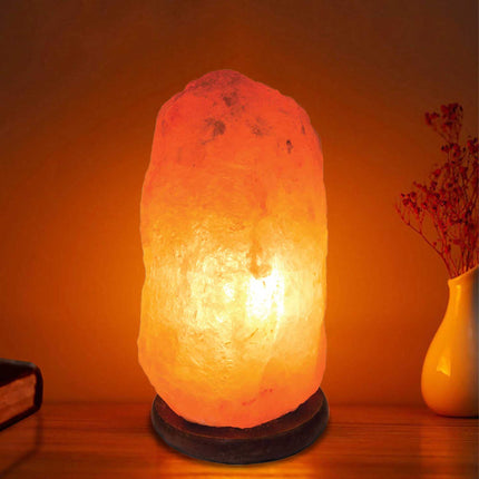 12V 12W 3-5 Kgs Himalayan Pink Salt Lamp Natural Rock Crystal Light Bulb On/Off.