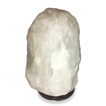 12V 12W 1-2Kg Himalayan White Salt Lamp Crystal Rock Natural Shape Unique Lamps.