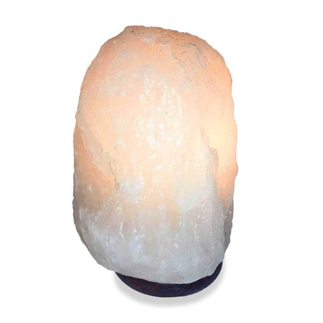 12V 12W 2-3Kg Himalayan White Salt Lamp Crystal Rock Natural Shape Unique Lamps.