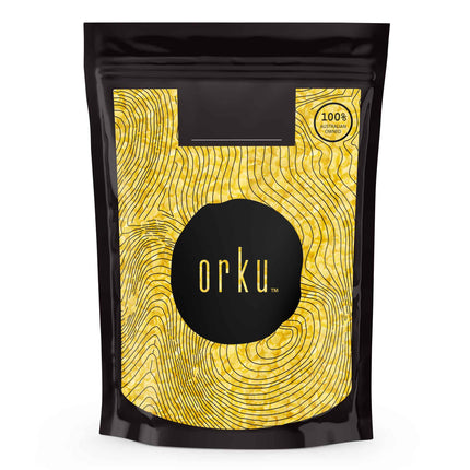 Orku 100g Organic Beeswax Pellets Yellow - Cosmetic Grade Pure Bees Wax Pastille.