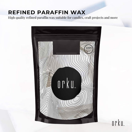 1Kg Paraffin Wax Blocks - Refined Hard Unscented Chunks 60/62 Candle Soap Making.