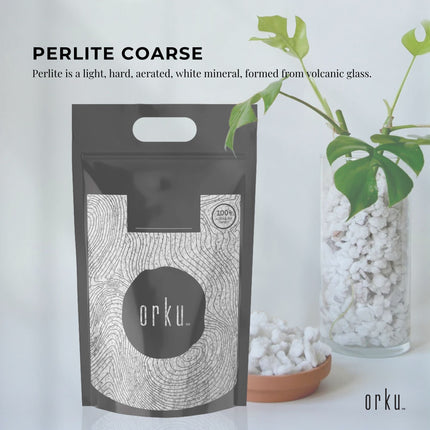 Orku 20L Perlite Coarse Premium Soil Expanded Medium Plants Hydroponics.