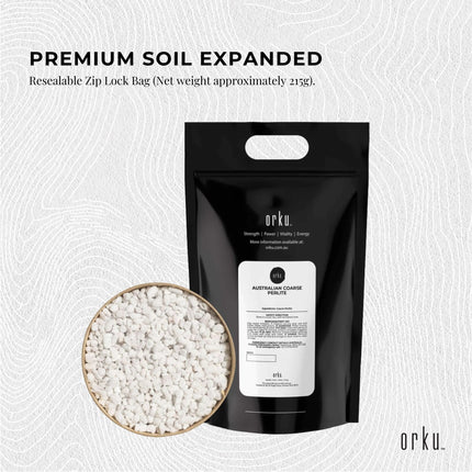 Orku 20L Perlite Coarse Premium Soil Expanded Medium Plants Hydroponics.