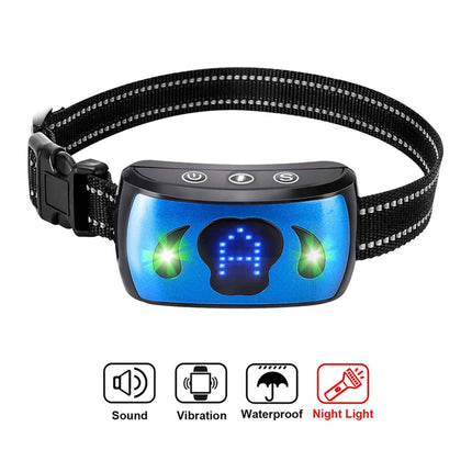 Dog Bark Collar - Vibration Magnetic Charging Waterproof Smart Barking Detection.