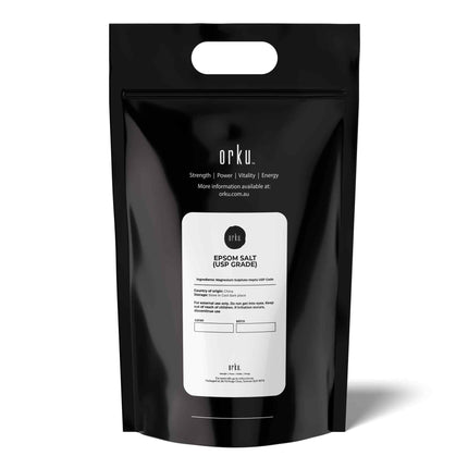 Orku 10Kg Epsom Salt - USP Grade Magnesium Sulfate Body Bath Salts.