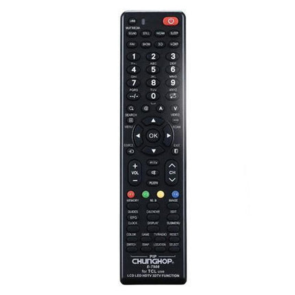 Chunghop Universal TV Remote Control Compatible with TCL LCD Smart HD Plasma.