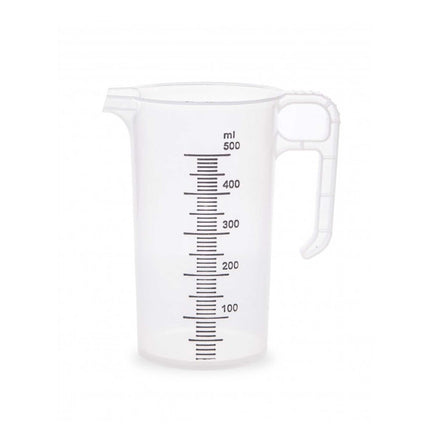 20x 500ml Measuring Jug Strong Clear Plastic Propylene BPA 5 Food Grade Pro-Jug.