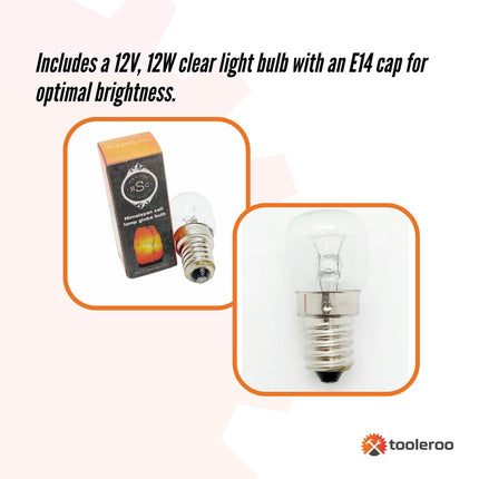 12V 12W Light Bulb On/Off Switch for Himalayan Salt Lamp Replacement Accessories.