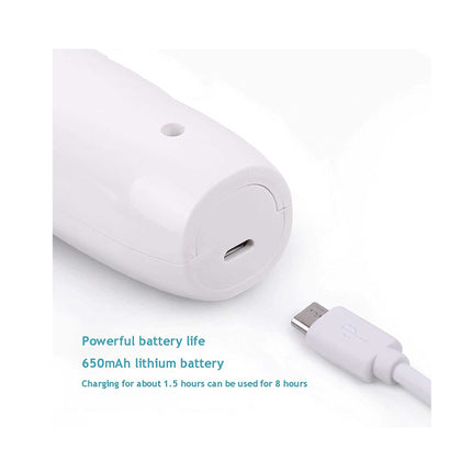 Pet Nail Grinder Dog Cat Electric Trimmer Turbo USB Rechargeable Claw Filer N9.