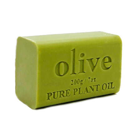 65x 200g Plant Oil Soap Olive Scent Pure Natural Vegetable Base Bar Australian.