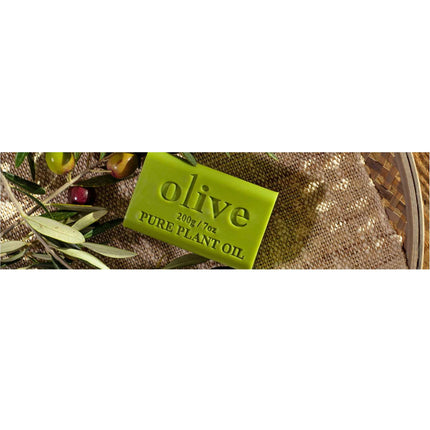 65x 200g Plant Oil Soap Olive Scent Pure Natural Vegetable Base Bar Australian.