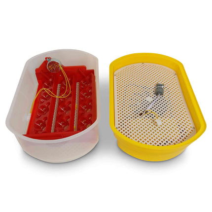 Rooster Farms Electric 12 Egg Incubator + Accessories Hatching Eggs Chicken Duck.