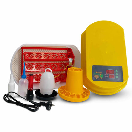 Rooster Farms Electric 15 Egg Incubator + Accessories for Chicken Quail Duck.