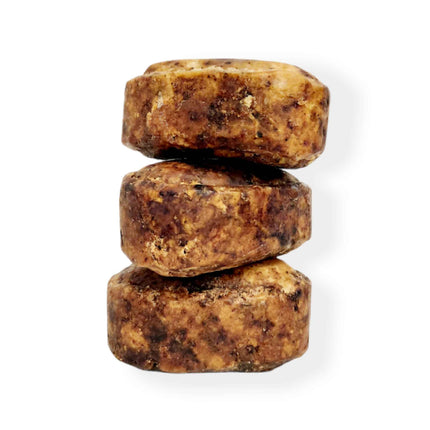 150g African Black Soap Bar - Moisturising Shea Moringa Neem Seed - Alata Samina.