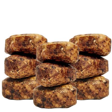 Bulk 20x 150g African Black Soap Bars - Moisturising Shea Moringa Neem Seed Oil.