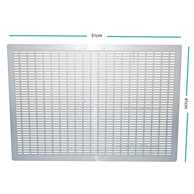 1x Frame Queen Bee Excluder For 10 Frame - Plastic 51x41cm Grill Trapper.