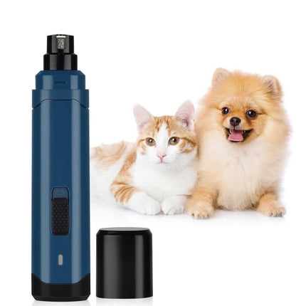 LED Light Pet Nail Grinder Dog Cat Electric Trimmer 2 Speed Rechargeable Filer.