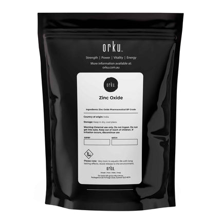 400g Zinc Oxide Powder BP Pharmaceutical Grade 99.9% Purity Resealable Bag.