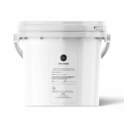 1.6Kg Zinc Oxide Powder BP Pharmaceutical Grade 99.9% Purity Resealable Bucket.