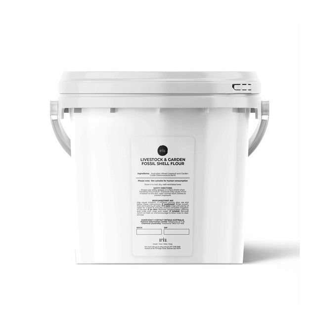 Orku 3Kg Fossil Shell Flour Tub - Livestock Garden Diatomaceous Earth.