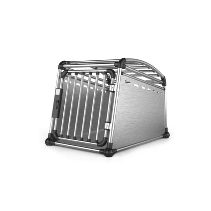 Aluminium Dog Travel Crate 63x68x88cm - Large Pet Car Transport Cage Kennel Box.
