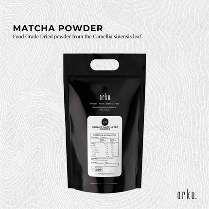 100g Organic Matcha Green Tea Powder Camellia Sinensis Leaf Supplement.