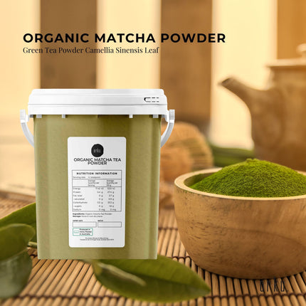 100g Organic Matcha Green Tea Powder Camellia Sinensis Leaf Supplement.