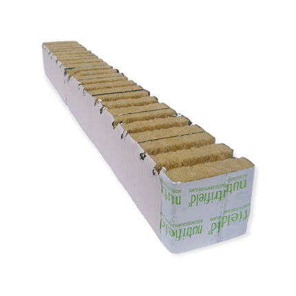 75x75x65mm Stonewool 8pk - Planting Propagation Growing Assist Block Nutrifield.