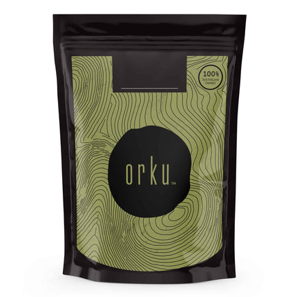 Orku 400g Organic Moringa Leaf Powder - Food Grade Oleifera Drumstick Leaf.