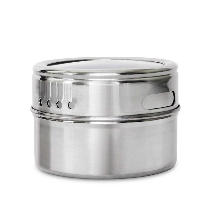 150g Magnetic Spice Jar Stainless Steel Tin - Herb Seasoning Storage Container.