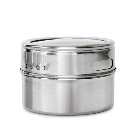 50x 150g Magnetic Spice Jar Stainless Steel Tin Herb Seasoning Storage Container.
