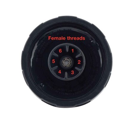 For Nutri Ninja Extractor Blade - 6 Fin Female Connection Replacement Parts.