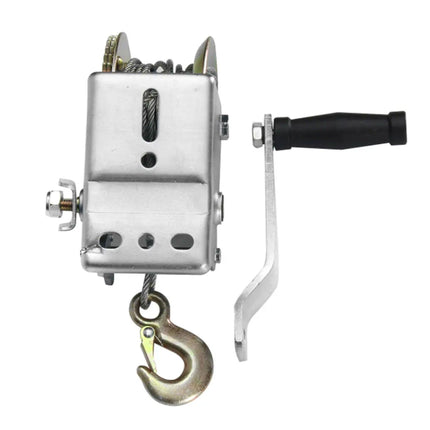 1200lb Manual Hand Winch Steel Wire - Boat Jet Ski Marine Trailer Crank 500KG.