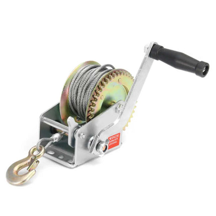 1200lb Manual Hand Winch Steel Wire - Boat Jet Ski Marine Trailer Crank 500KG.