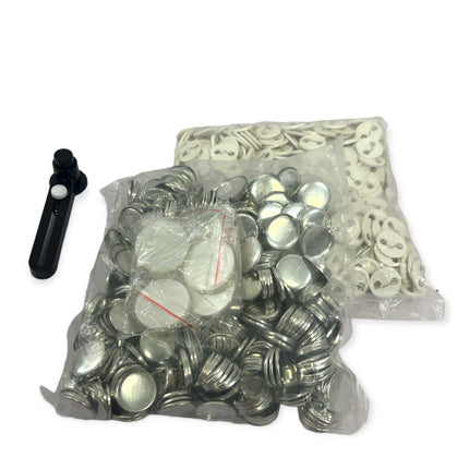 500x Button Badges 25mm - Craft DIY Hobby Accessory Making.