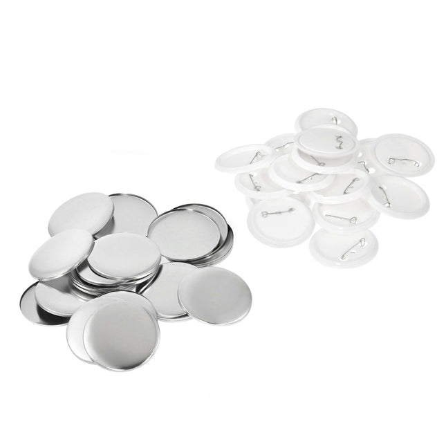500x Button Badges 32mm - Craft DIY Hobby Accessory Making.